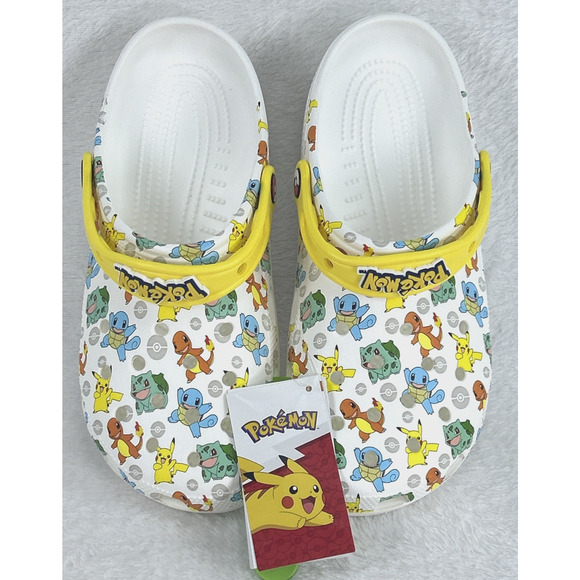 Crocs Pokémon 2 Classic Clog UNISEX M 7/ W 9 Limited Edition Pikachu NEW w/ Tag - Picture 1 of 8
